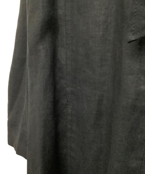 STUDIOUS（ステュディオス）STUDIOUS (ステュディオス) リネンテーパードブルゾンジャケット ブラック サイズ:FREEの古着・服飾アイテム