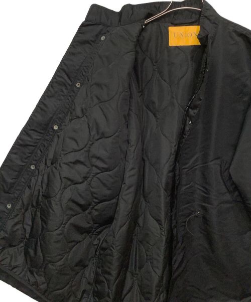 UNION（ユニオン）UNION (ユニオン) スワローテイル中綿コート ブラック サイズ:1の古着・服飾アイテム
