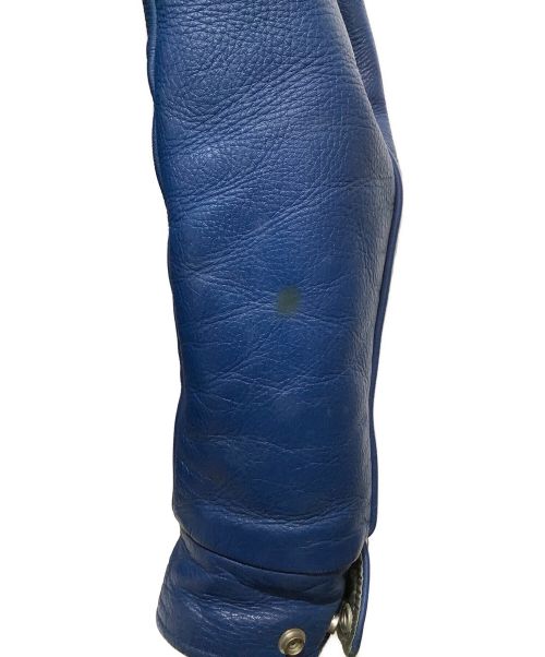 CALEE（キャリー）CALEE (キャリー) スタジャン ブラック×ブルー サイズ:Lの古着・服飾アイテム