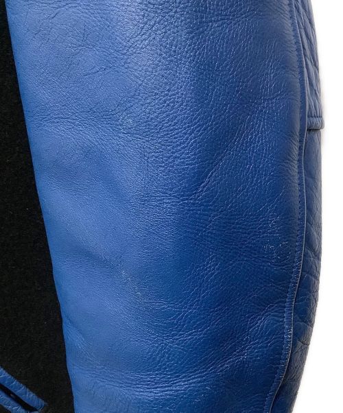 CALEE（キャリー）CALEE (キャリー) スタジャン ブラック×ブルー サイズ:Lの古着・服飾アイテム