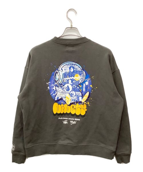 9090（9090）9090×POCHAMA (ナインティナインティ×ポッチャマ) スウェット グレー サイズ:Mの古着・服飾アイテム