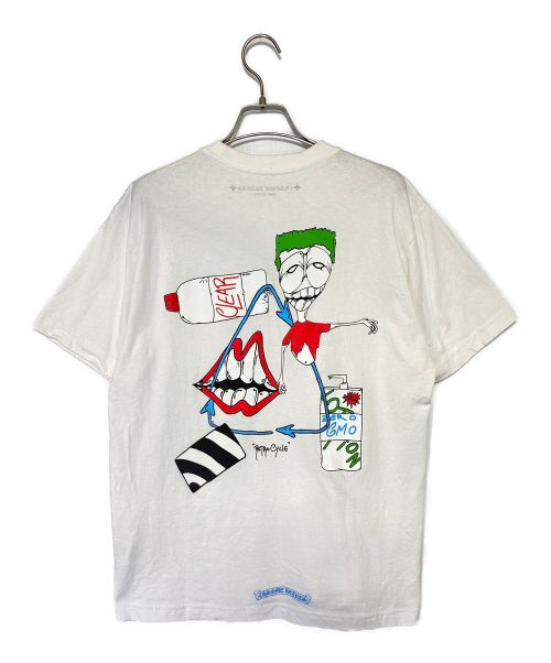 CHROME HEARTS（クロムハーツ）CHROME HEARTS (クロムハーツ) MATTY BOY (マッティ ボーイ) Retro Cycle Tee ホワイト サイズ:Lの古着・服飾アイテム