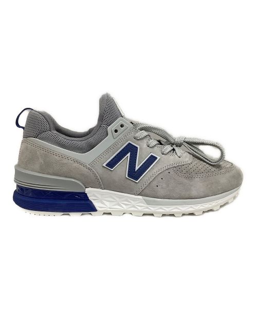 NEW BALANCE（ニューバランス）NEW BALANCE (ニューバランス) スニーカー グレー×ネイビー サイズ:28.5の古着・服飾アイテム