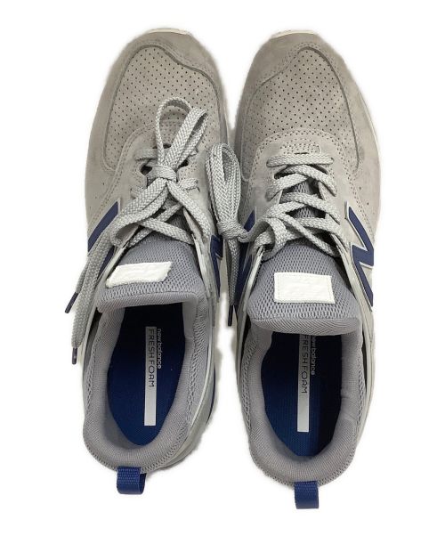 NEW BALANCE（ニューバランス）NEW BALANCE (ニューバランス) スニーカー グレー×ネイビー サイズ:28.5の古着・服飾アイテム