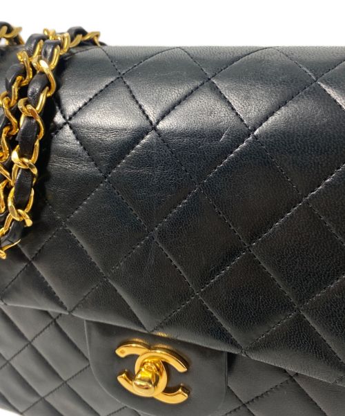CHANEL（シャネル）CHANEL (シャネル) ダブルフラップマトラッセ ブラック サイズ:25の古着・服飾アイテム