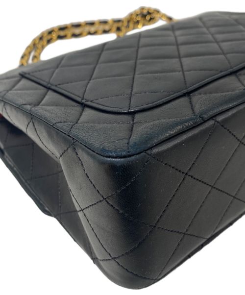 CHANEL（シャネル）CHANEL (シャネル) ダブルフラップマトラッセ ブラック サイズ:25の古着・服飾アイテム