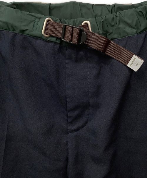 kolor/BEACON（カラービーコン）kolor/BEACON (カラービーコン) イージーパンツ ネイビー×グリーン サイズ:2の古着・服飾アイテム