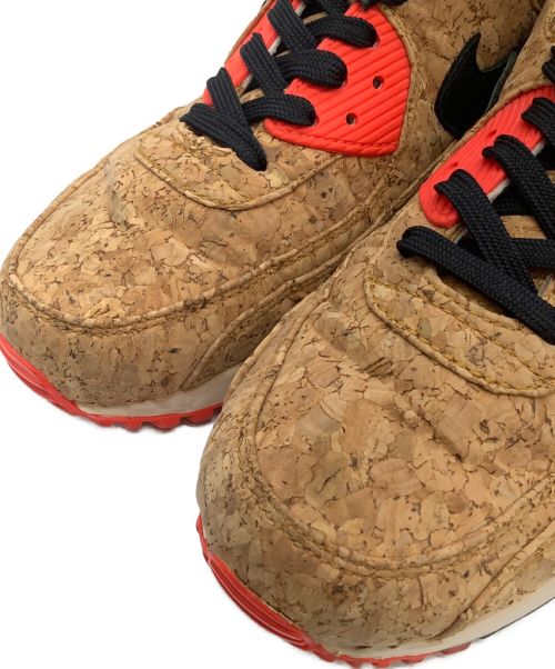 NIKE（ナイキ）NIKE (ナイキ) ローカットスニーカー ベージュ×レッド サイズ:26の古着・服飾アイテム