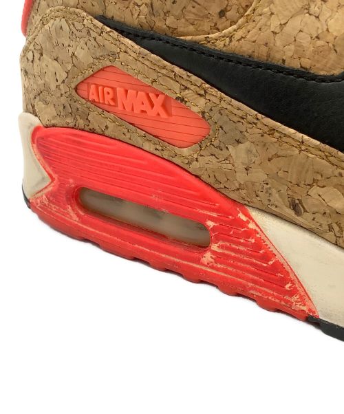 NIKE（ナイキ）NIKE (ナイキ) ローカットスニーカー ベージュ×レッド サイズ:26の古着・服飾アイテム