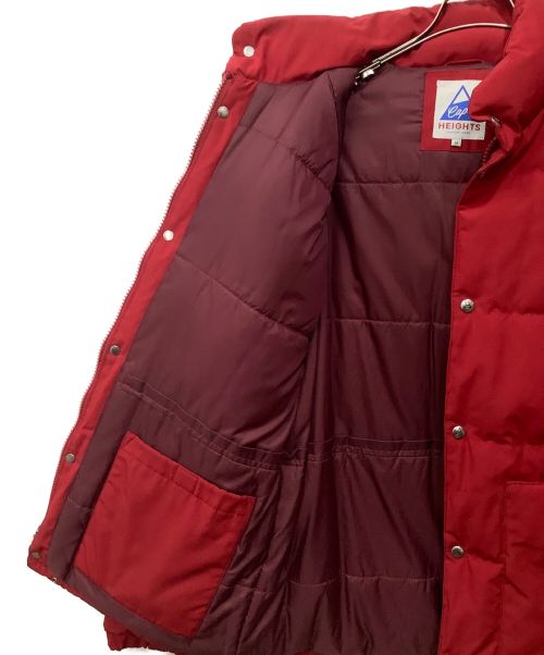 Cape HEIGHTS（ケープハイツ）CAPE HEIGHTS (ケープハイツ) ダウンジャケット レッド サイズ:Mの古着・服飾アイテム
