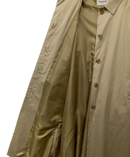 EMMEL REFINES（エメル リファインズ）EMMEL REFINES (エメル リファインズ) ステンカラーコート ベージュ サイズ:XSの古着・服飾アイテム