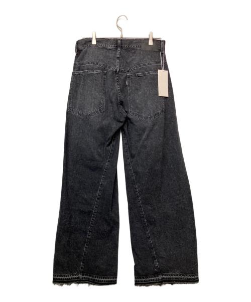 jieda（ジエダ）Jieda (ジエダ) 3D BAGGYDENIM ブラック サイズ:M 未使用品の古着・服飾アイテム