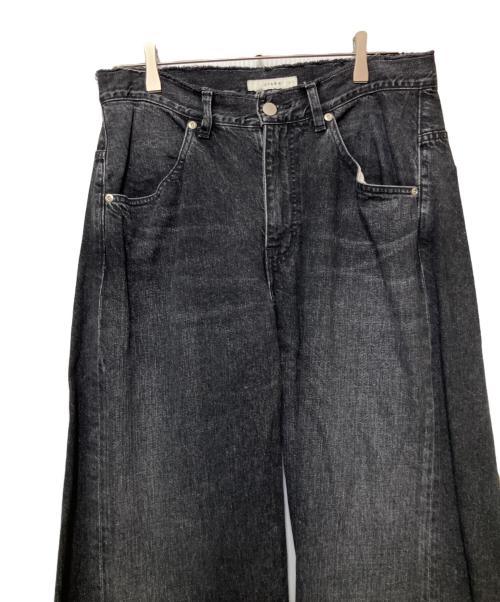 jieda（ジエダ）Jieda (ジエダ) 3D BAGGYDENIM ブラック サイズ:M 未使用品の古着・服飾アイテム