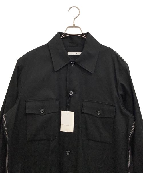 Ujoh（ウジョー）UJOH (ウジョー) CPO BOX SHIRT BLOUSON ブラック サイズ:3の古着・服飾アイテム
