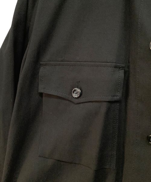 Ujoh（ウジョー）UJOH (ウジョー) CPO BOX SHIRT BLOUSON ブラック サイズ:3の古着・服飾アイテム