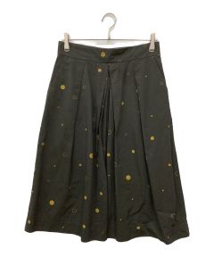 マーガレットハウエル　シルク混スカート margarethowell “silk pleats skirt” size2 マーガレットハウエル