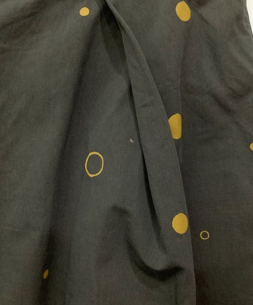 MARGARET HOWELL（マーガレットハウエル）MARGARET HOWELL (マーガレットハウエル) SPOT PRINT COTTON SILKスカート グレー サイズ:3の古着・服飾アイテム