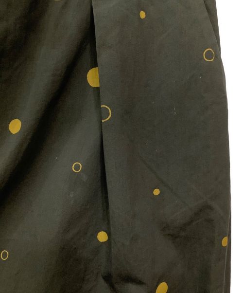 MARGARET HOWELL（マーガレットハウエル）MARGARET HOWELL (マーガレットハウエル) SPOT PRINT COTTON SILKスカート グレー サイズ:3の古着・服飾アイテム