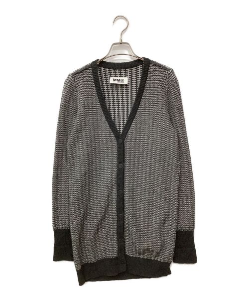 MM6 Maison Margiela（エムエムシックスメゾンマルジェラ）MM6 Maison Margiela (エムエムシックス メゾンマルジェラ) カシミヤ混カーディガン グレー サイズ:不明の古着・服飾アイテム