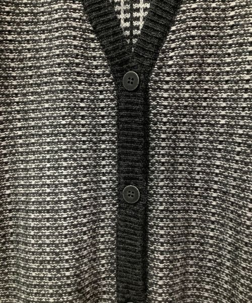 MM6 Maison Margiela（エムエムシックスメゾンマルジェラ）MM6 Maison Margiela (エムエムシックス メゾンマルジェラ) カシミヤ混カーディガン グレー サイズ:不明の古着・服飾アイテム