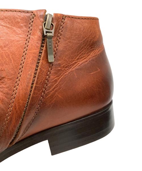 PADRONE（パドローネ）PADRONE (パドローネ) ショートサイドジップブーツ ブラウン サイズ:40の古着・服飾アイテム