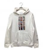 POLIQUANTポリクアント）の古着「プルオーバーパーカー」｜ホワイト