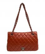 CHANELシャネル）の古着「チェーンハンドバッグ」｜レッド