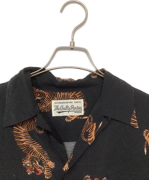 WACKO MARIA（ワコマリア）WACKO MARIA (ワコマリア) レーヨンシャツ ブラック サイズ:Mの古着・服飾アイテム