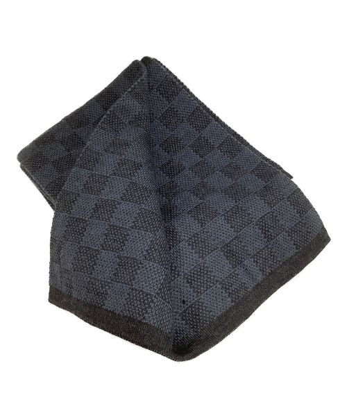 LOUIS VUITTON（ルイ ヴィトン）LOUIS VUITTON (ルイ ヴィトン) エシャルプ・プティ ダミエ　マフラー グレーの古着・服飾アイテム