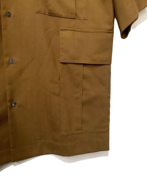 MARNI（マルニ）MARNI (マルニ) トロピカルウールミリタリーシャツ ブラウン サイズ:44の古着・服飾アイテム