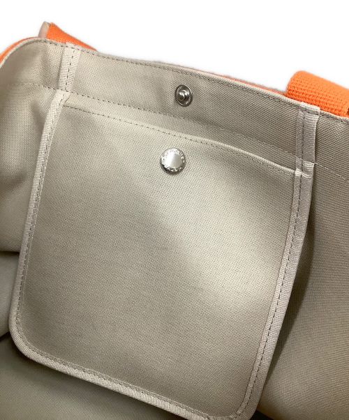 Herve Chapelier（エルベシャプリエ）Herve Chapelier (エルベシャプリエ) 舟形レザートートバッグ ブラウンの古着・服飾アイテム