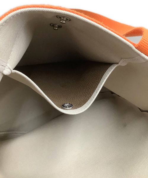Herve Chapelier（エルベシャプリエ）Herve Chapelier (エルベシャプリエ) 舟形レザートートバッグ ブラウンの古着・服飾アイテム