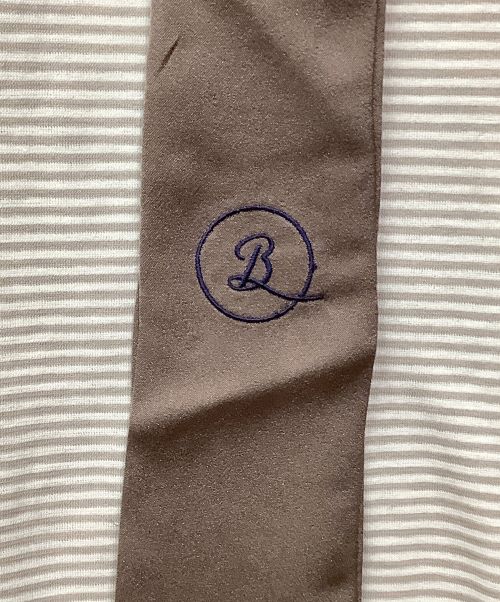 BED J.W. FORD（ベッドフォード）BED J.W. FORD (ベッドフォード) Sleeveless Scarf T-Shirts グレー×ホワイト サイズ:1の古着・服飾アイテム