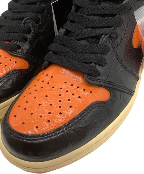 NIKE（ナイキ）NIKE (ナイキ) ミッドカットスニーカー ブラック×オレンジ サイズ:26 未使用品の古着・服飾アイテム