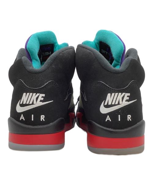 NIKE（ナイキ）NIKE (ナイキ) AIR JORDAN 5 ブラック×レッド×パープル サイズ:27の古着・服飾アイテム