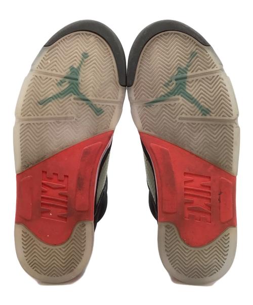 NIKE（ナイキ）NIKE (ナイキ) AIR JORDAN 5 ブラック×レッド×パープル サイズ:27の古着・服飾アイテム