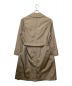 BOTTEGA VENETA (ボッテガベネタ) ナイロンロングトレンチコート ブラウン サイズ:46：42000円