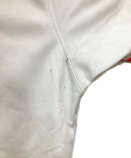 UNIQUE（ユニーク）unique (ユニーク) チームロゴ刺繍ゲ-ムシャツ ホワイト サイズ:6Xの古着・服飾アイテム