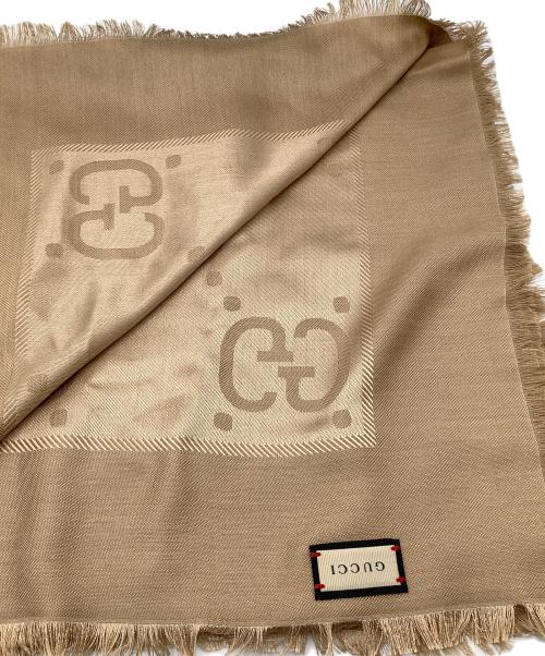 GUCCI（グッチ）GUCCI (グッチ) シルクストール ベージュの古着・服飾アイテム