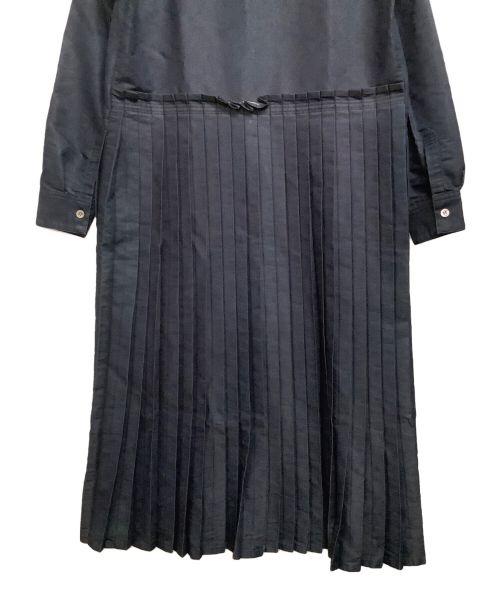 ZUCCA（ズッカ）ZUCCA (ズッカ) ストレッチリサイクルナイロンワンピース ネイビー サイズ:Mの古着・服飾アイテム