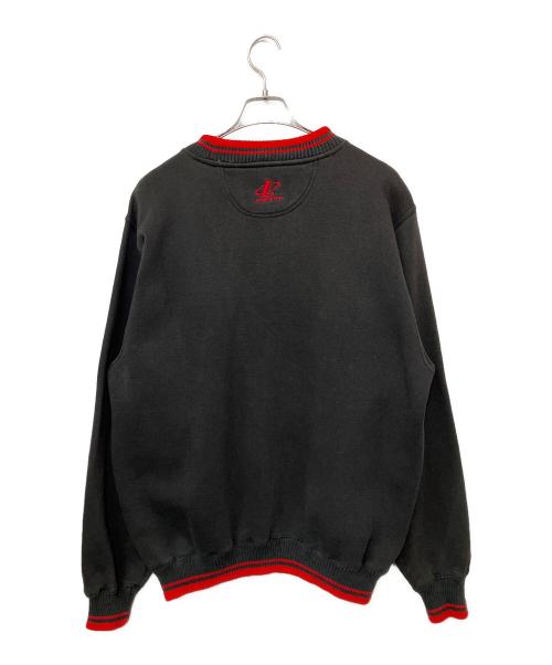 LOGOATHLETIC（ロゴアスレチック）LOGOATHLETIC (ロゴアスレチック) 90'sチームロゴ刺繍スウェット ブラック サイズ:XLの古着・服飾アイテム