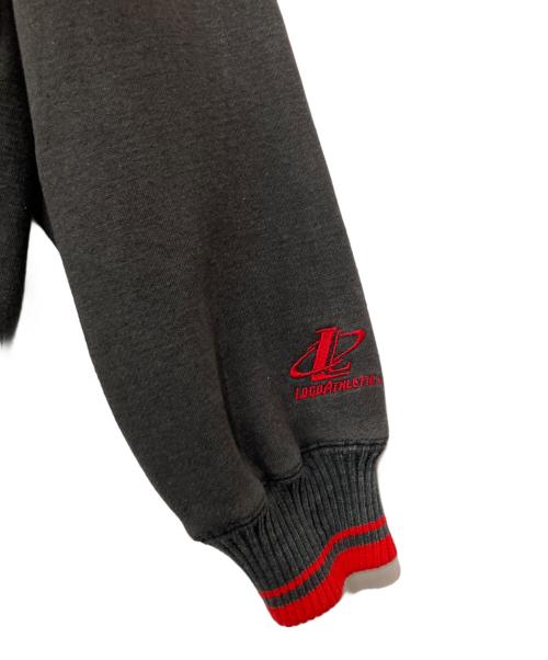 LOGOATHLETIC（ロゴアスレチック）LOGOATHLETIC (ロゴアスレチック) 90'sチームロゴ刺繍スウェット ブラック サイズ:XLの古着・服飾アイテム