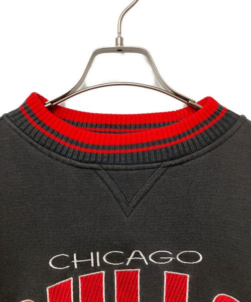 LOGOATHLETIC（ロゴアスレチック）LOGOATHLETIC (ロゴアスレチック) 90'sチームロゴ刺繍スウェット ブラック サイズ:XLの古着・服飾アイテム