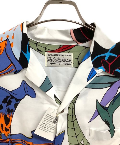 WACKO MARIA（ワコマリア）WACKO MARIA (ワコマリア) ハワイアンシャツ ホワイト×ブルー サイズ:Lの古着・服飾アイテム