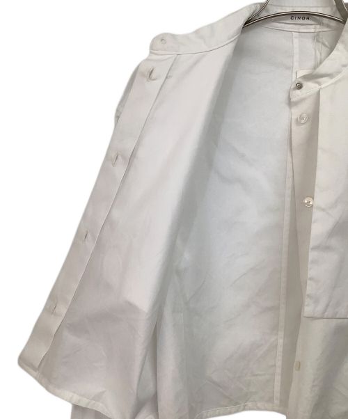 CINOH（チノ）CINOH (チノ) EX．FRONT YORK SHORT SHIRT ホワイト サイズ:38の古着・服飾アイテム