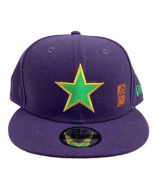 New Era（ニューエラ）New Era (ニューエラ) キャップ ジョジョの奇妙な冒険　ストーンオーシャン 空条承太郎  パープルの古着・服飾アイテム