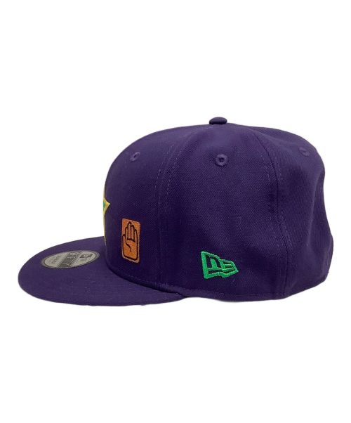 New Era（ニューエラ）New Era (ニューエラ) キャップ ジョジョの奇妙な冒険　ストーンオーシャン 空条承太郎  パープルの古着・服飾アイテム