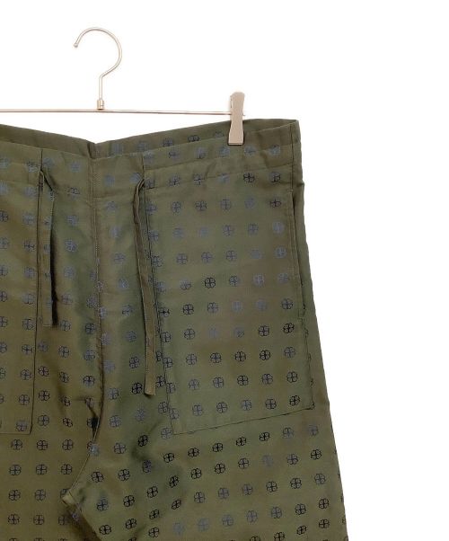 H BEAUTY&YOUTH（エイチ ビューティー&ユース）H BEAUTY&YOUTH (エイチ ビューティアンドユース) SILK SEAMLES PAJAMA/パンツ グリーン×ブルー サイズ:Mの古着・服飾アイテム