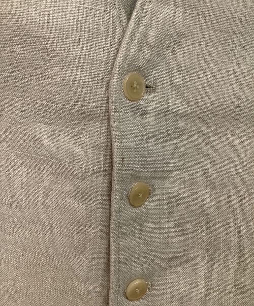 JANE SMITH（ジェーンスミス）JANE SMITH (ジェーンスミス) オーバーサイズジレ ベージュ×ブラウン サイズ:38 未使用品の古着・服飾アイテム