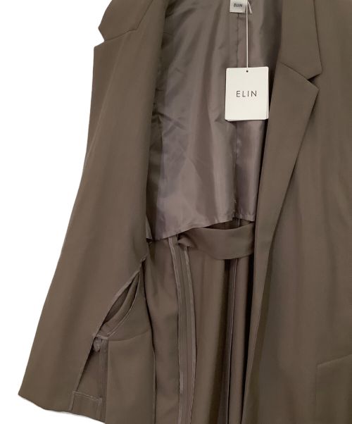 ELIN（エリン）ELIN (エリン) ノースリーブジャケット ベージュ サイズ:36 未使用品の古着・服飾アイテム